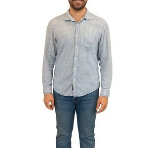 MICHAEL Michael Kors Size Small Blue Button Down Casual Shirt